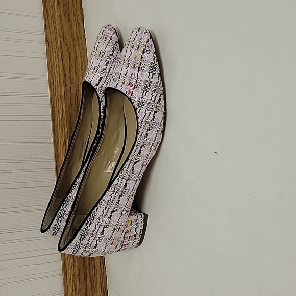 Ann Taylor, women's tweed 1" heel pumps sz 7, leather soles - Picture 2 of 5